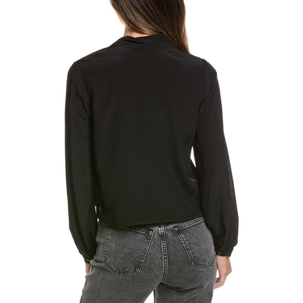 Frame Denim Womens  The Silk Prim Blouse - Picture 2 of 3